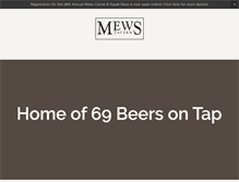 Tablet Screenshot of mewstavern.com